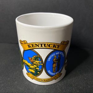 M Ware Ceramic Kentucky Coffee Mug BlueGrass State